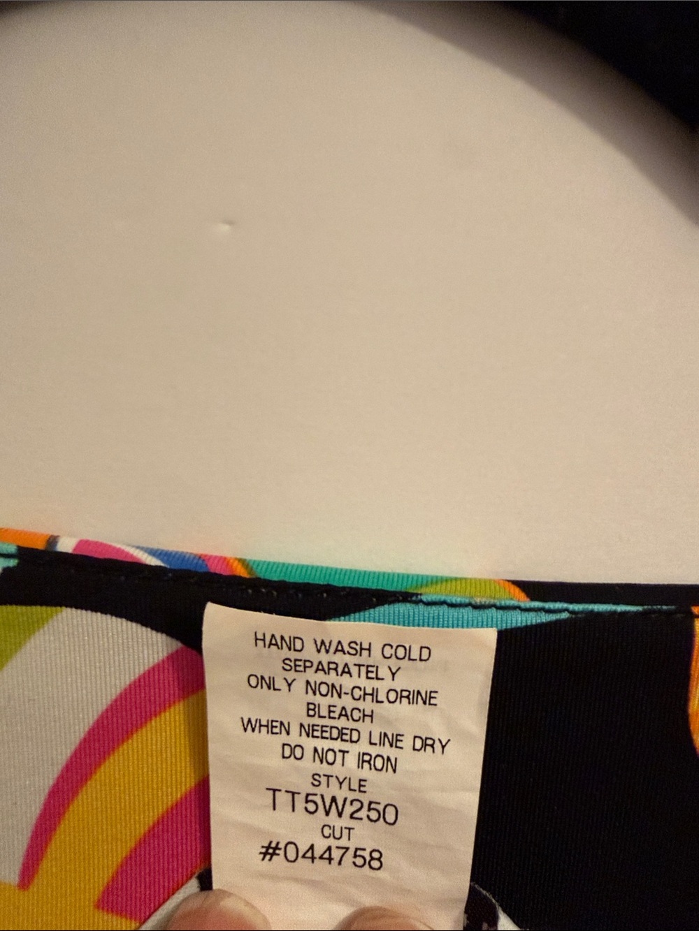 Trina Turk Tahitian Cover Up Tunic Dolman Dress woman’s medium like new - Picture 5 of 5